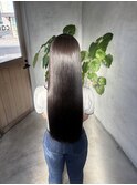 髪質改善ストレート×毛先カット