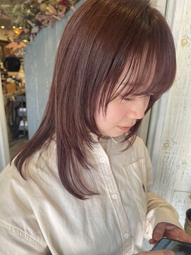 コーエン(coaen) レイヤー×コーラルピンク