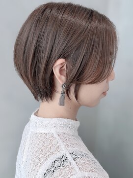 セイドット リー(Say. Ree) say.ボブミニボブくびれボブレイヤーボブヘーゼルグレージュ暗め