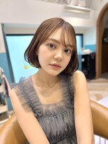 ロンド レグリーズ 立川(Lond leglise)&nbsp;マロンベージュ/ボブ/前髪/レイヤー/髪質改善/縮毛矯正/立川