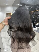 ラピス 渋谷本店(Lapis) グレーブラック/ブリーチなし/ブルーブラック/髪質改善/韓国風