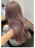 ラベンダーピンク／ブリーチなしダブルカラー