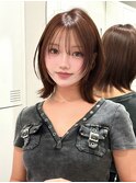 黒髪小顔/顔周り/ボヘイリーブ/レイヤー/髪質改善/縮毛矯正/池袋