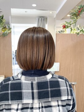 【L by first】毛量をおさえてボブ