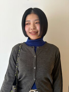 ぱつっとワンレンボブ【表参道/青山】