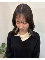 エフ ヘアーアンドリラクゼーション(F. hair & relaxation) 赤みオフで柔らかい透け感オリーブブラウン