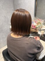 ノア(noa) tassel bob × beige