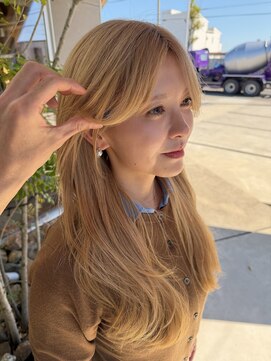 ウエストリー(WESTORY) #ハイトーンロング#金髪ロング#ミルクティーベージュ#外国人風