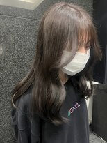 ニルバ(niLva) ブリーチなしカラー透明感オリーブベージュグレージュ