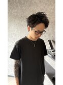 スパイキーショートフェザーパーマフェザーショートサーフカール