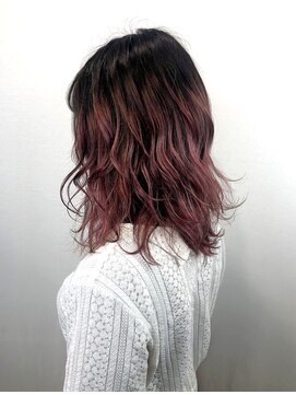 ワープ 青葉台(WARP) ピンクバイオレット　グラデーション☆