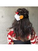 tomoヘア＊卒業式似合わせヘアアレンジ　ハーフアップ