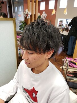 アムズヘアーファム メンズ波ウェーブ