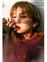 テトヘアー(teto hair) マッシュショート、ブロンド、マニッシュショート