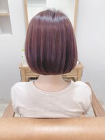 リール ヘアー 箱崎店(rire hair) ボブ×ピンクパープル