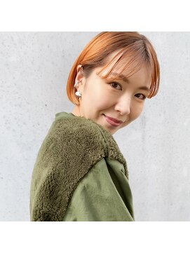 ハル ヘアスタジオ(haRu hair studio) 秋冬トレンド！やわからハイトーンオレンジ◎