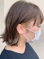 イデー ヘアサロン(idee Hair Salon)&nbsp;グレージュ×インナーカラー