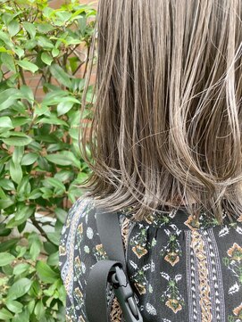 ネオヘアー 曳舟店(NEO Hair) ミディアムレイヤー×アッシュグレージュ【クゴウ】