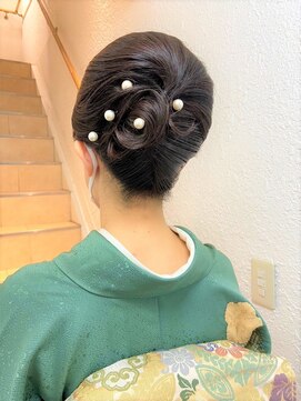矢島美容室 荻窪店 【品のあるアップ】＆【着崩れない楽な着付け】