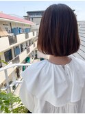［OCEAN　Hair&Life]ミニボブ/切りっぱなし/オーガ二ックカラー