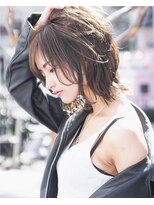 ケアリー  八千代緑が丘(Carelly)&nbsp;大人かわいい前髪セシルカットココアブラウンフリンジウェーブ