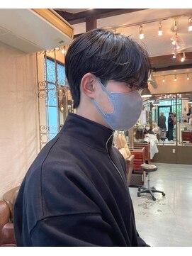 ベル 表参道Terrace(Belle) 【お客様ヘア】大人気メンズスタイル！シースルーマッシュ　黒髪