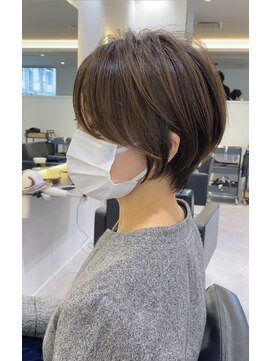 バンプ ギンザ(BUMP GINZA) くびれショート/マロンブラウン/大人ショートボブ／山口