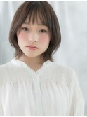 大人かわいい小顔ツヤ髪くびれボブウルフh古河20代30代40代