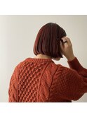 ショートボブ×ピンクブラウン　池袋◎30代40代50代
