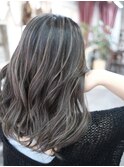 ハイライトショートヘアレイヤーカットダブルカラー