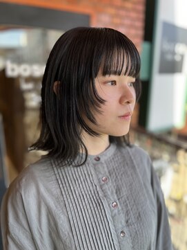 ボスコ 下北沢店(bosco) サイドバングボブ ≪saya≫
