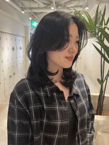 ジーナ 銀座中央通り(Zina)&nbsp;【鈴木那奈】韓国ミディアムレイヤーカット