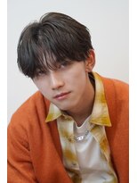 韓国センターパートコンマバングダウンパーマニュアンスパーマ