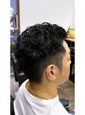 極道パーマ・オールバックパーマ