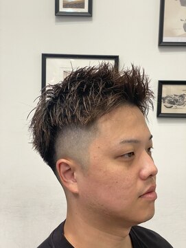 スカイシープレイス 錦糸町 スパイキーショート[錦糸町/理容室/メンズ/フェード/パーマ]
