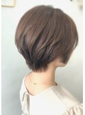 『前下り丸みショート☆顔周りレイヤーで軽い質感』