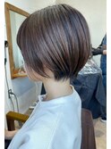 ナチュラル白髪ぼかしハイライト