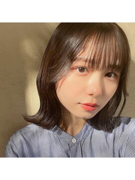 メゾンアクア 表参道(Maison ACQUA) 切りっぱなしボブ/レイヤー/ボブルフ/くびれ/ミディアム/小顔