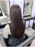 艶とまとまりを叶える髪質改善カラー