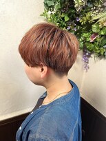 ヘアーズ ラブリージョブリー(hair's Lovely Jubbly) 【玉木】オレンジ刈り上げマッシュ