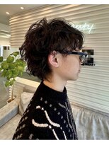 ソレア(solea) メンズ】ウルフマッシュにボディーパーマ