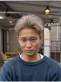フェザーショート/ハイトーンカラー/ベージュカラー