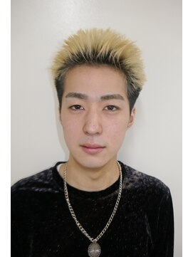 ルックグッドストア タカラヅカ(LOOK GOOD STORE TAKARAZUKA) メンズカットアップバングハイトーンスパイキーショート