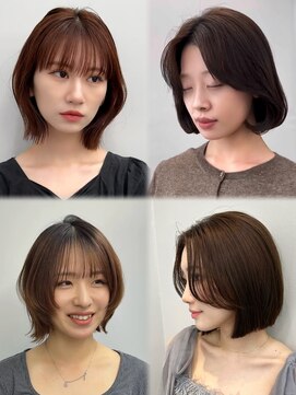 プラチナ(PLATINA) ボブ韓国ヘア