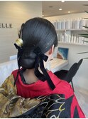浜松ヘアセット/ヘアアレンジ/シニオン/成人式/卒業式