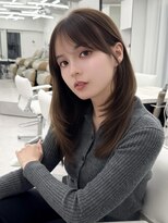 アマトウキョウスマートサロン(AMA TOKYO×Smart Salon) くびれレイヤー/顔まわりカット/レイヤーカット/小顔ヘア