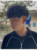 外国人風癖毛パーマ神戸スペインカール関西フェードパーマ神戸