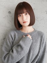 ニューヨークニューヨーク 伏見桃山店(NYNY) ナチュラルブラウン×顎下ボブ