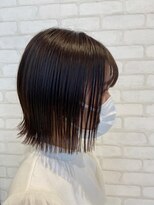 ビスイル 秋葉原店(Vis ill) 髪質改善ショコラブラウンダークブラウンボブレイヤー小顔