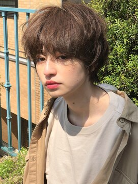 アクシス 清田店(AXIS) 【AXIS】『透明感×ルーズ』大人のアンニュイショート